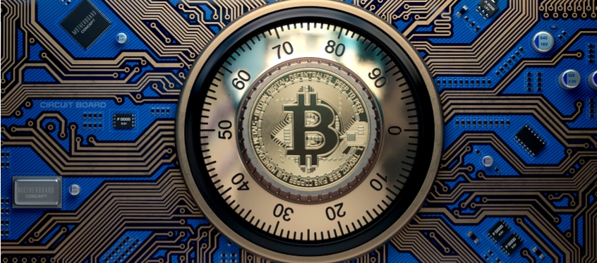 Bitcoin Security Circuit Board Image