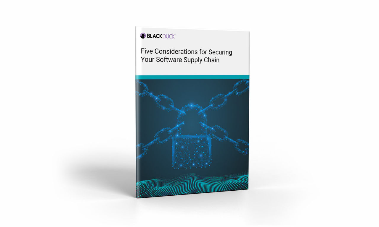 Five considerations for securing your software supply chain ebook