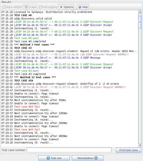Fuzzing security data reports