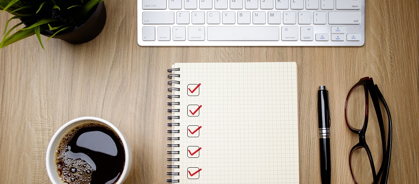 Software Standards Compliance Checklist on Desk