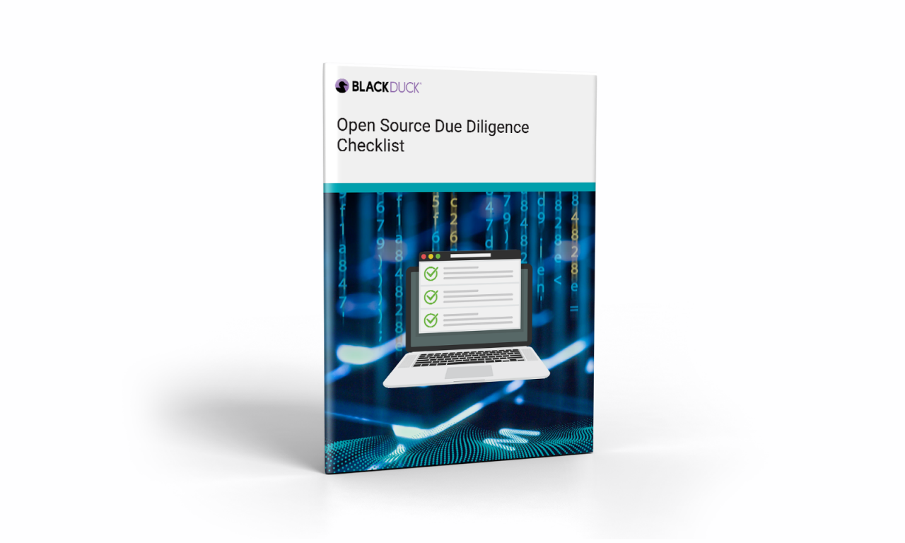 Open source due diligence checklist