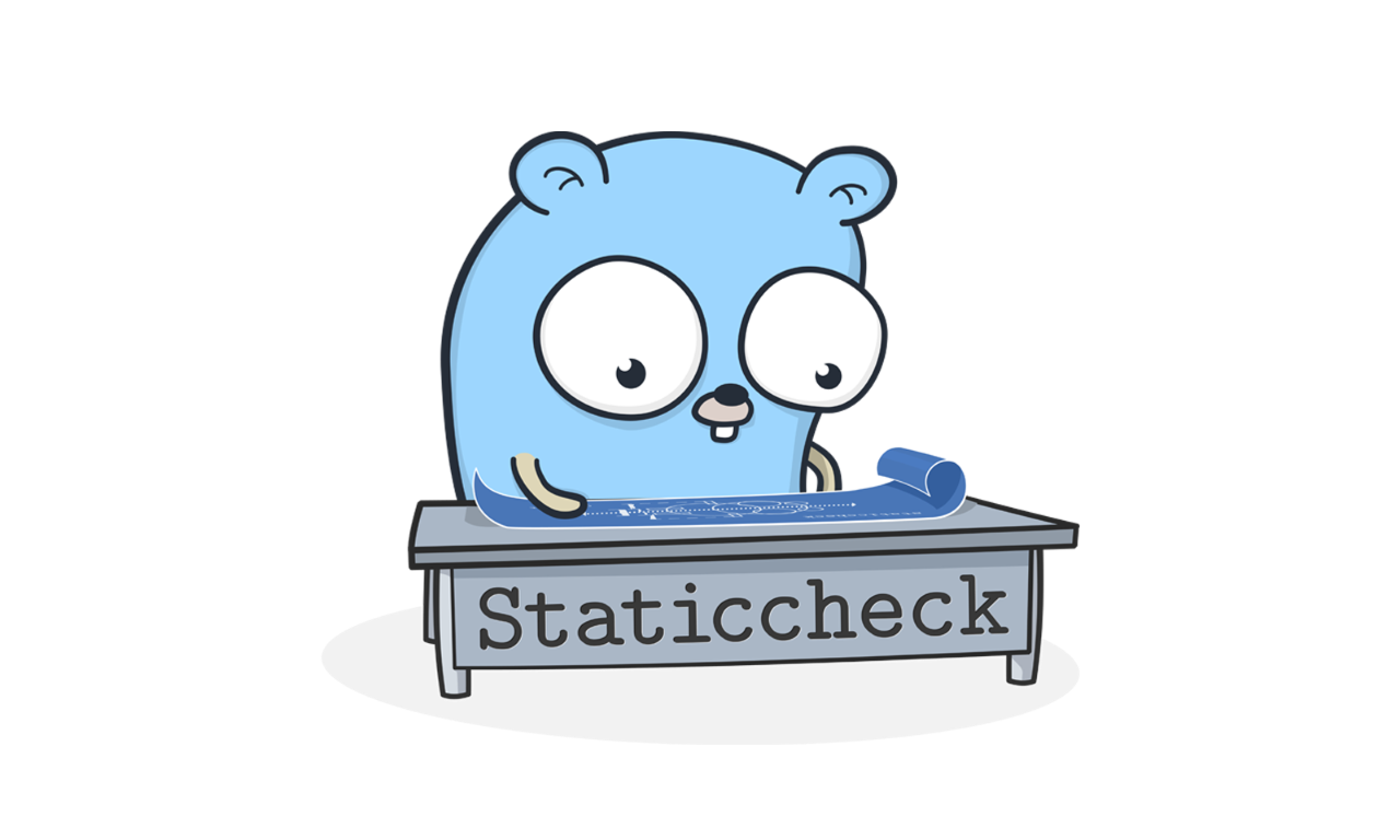 <p>Staticcheck is an open source linter for the Go programming language that uses static analysis to finds bugs and performance issues, offers simplifications, and enforces style rules.</p>